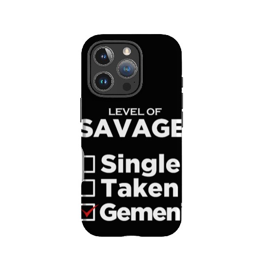 Zodiac Single Taken Gemini IPhone Cases