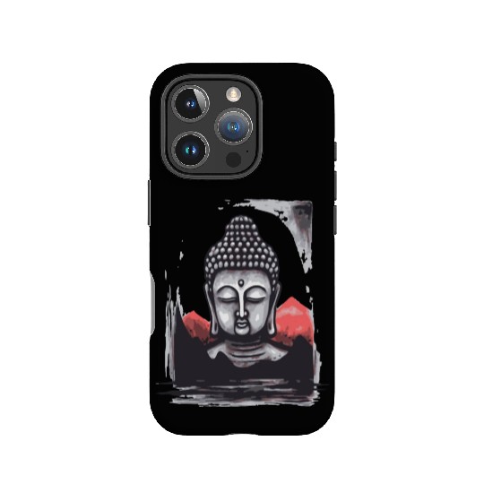 Japan Red Sun: Chilling Buddha IPhone Cases