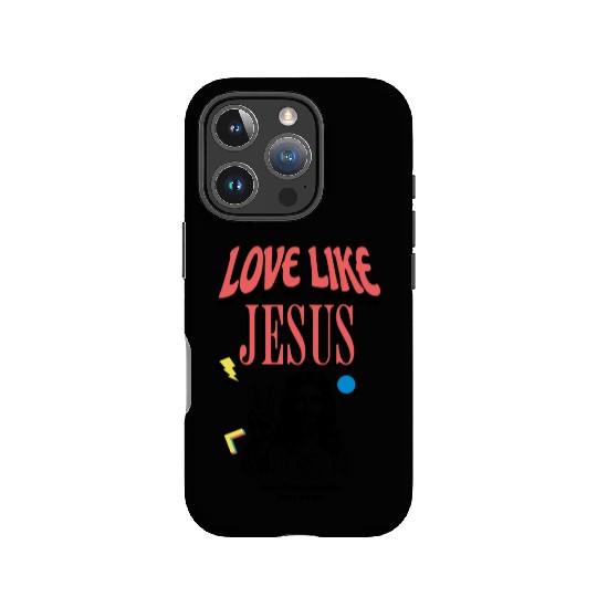 Love Like Jesus Modern Jesus Face IPhone Cases