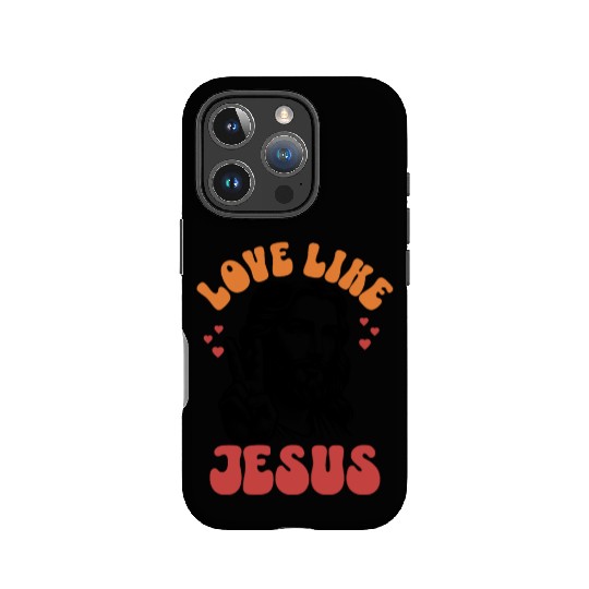 Love Like Jesus Retro 70s Style IPhone Cases