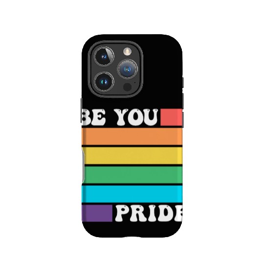Be You LGBTQ Gay Lesbian Pride Ally Rainbow Flag IPhone Cases