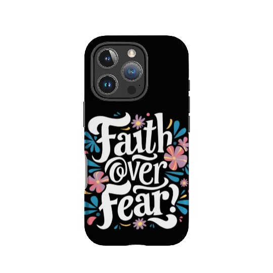faith over fear IPhone Cases