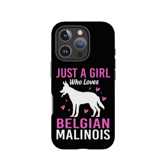 Just A Girl Who Loves Belgian Malinois IPhone Cases