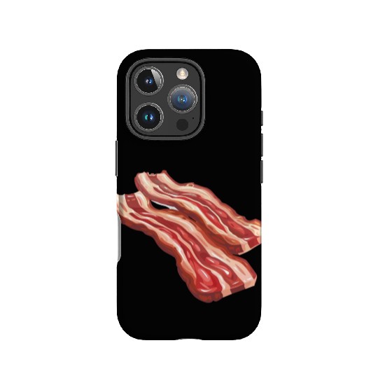 Delicious Bacon Strips Illustration IPhone Cases