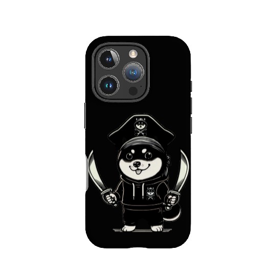 Shiba Inu Pirate IPhone Cases
