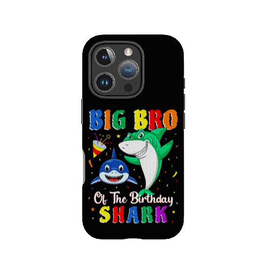 Big Bro Of The Shark Birthday Family Birthday IPhone Cases