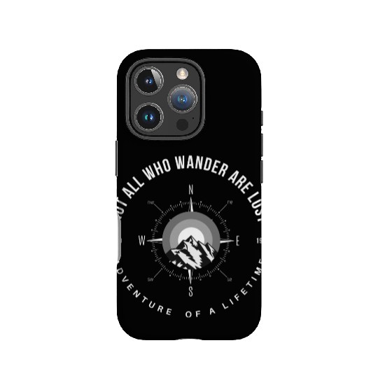 not all who wander are lost IPhone Cases