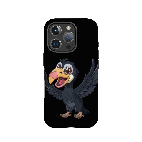 Joyful California Condor Cartoon Character IPhone Cases