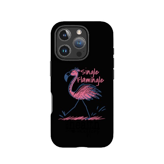 Single Flamingle Mental Health Matters IPhone Cases