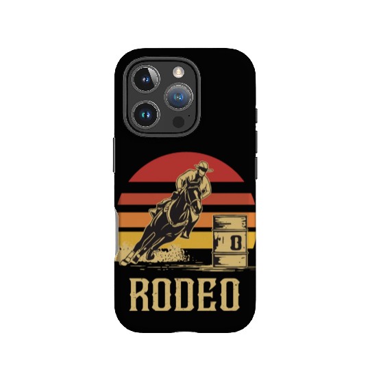 Retro Barrel Racing Gifts IPhone Cases