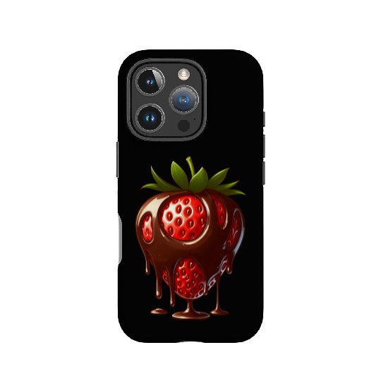 Strawberry chocolate delicious treat dessert IPhone Cases