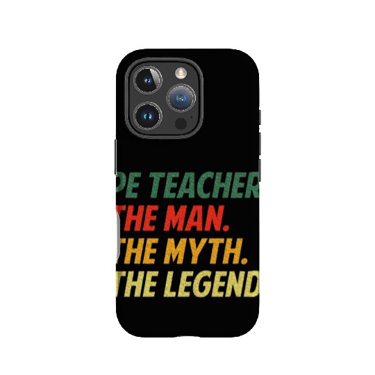 Cool PE Teacher Art Physical Education Teacher IPhone Cases
