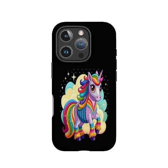 Crochet Rainbow Unicorn IPhone Cases