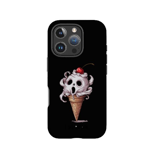 I Scream Ice Cream Skull Art IPhone Cases
