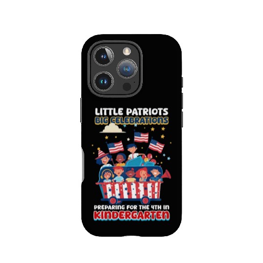 Kindergarten Teacher Patriots Big Celebrations IPhone Cases
