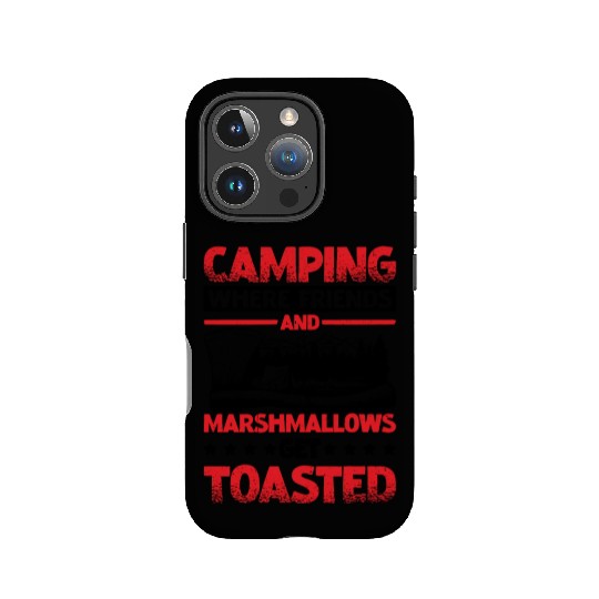 Camping Where Friends and Marshmallows Toast 2 IPhone Cases
