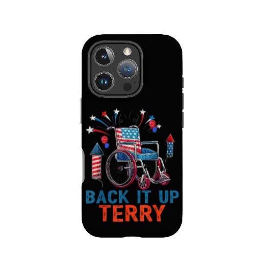 Back Terry Fireworks 4th July IPhone Cases