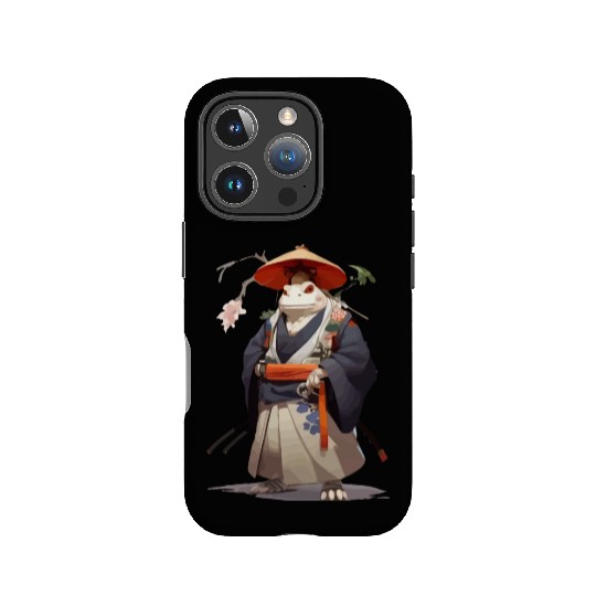 Anime Samurai Frog IPhone Cases