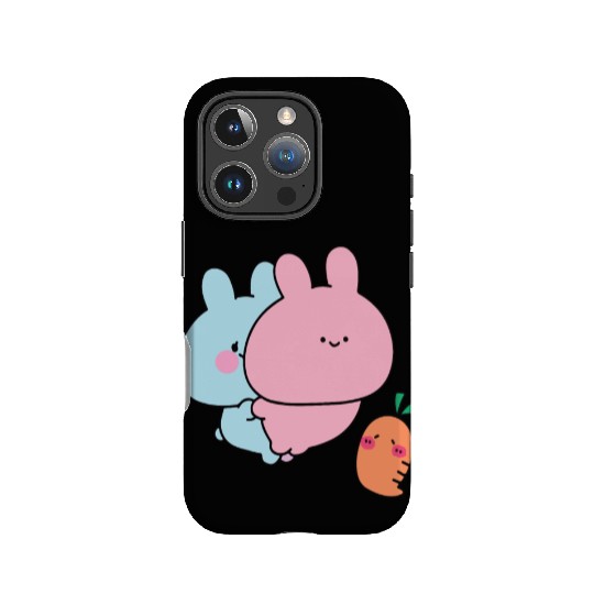 Pink And Blue Happy Family IPhone Cases