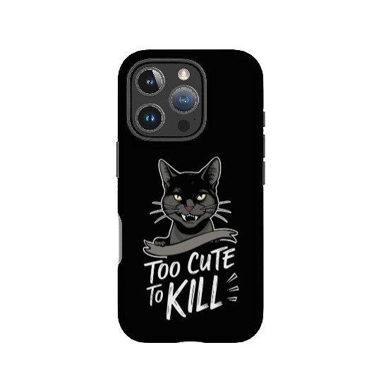 Gothic Emo Cat Design For Cat Lovers And IPhone Cases