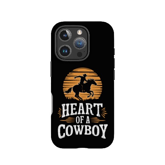 Cowboy Lifestyle Western Theme with Horses and IPhone Cases