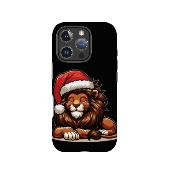 Christmas Hat Christmas Fairy Lights Lion IPhone Cases