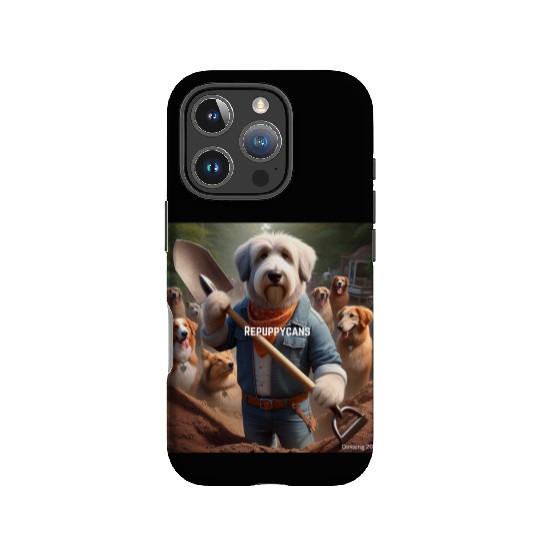 Funny and cute animal or pet Republican IPhone Cases