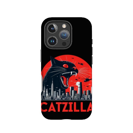 Catzilla Cat Japanese Premium IPhone Cases