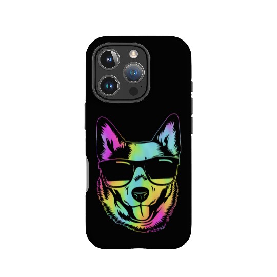 Retro Australian Cattle Dog With Sunglasses IPhone Cases