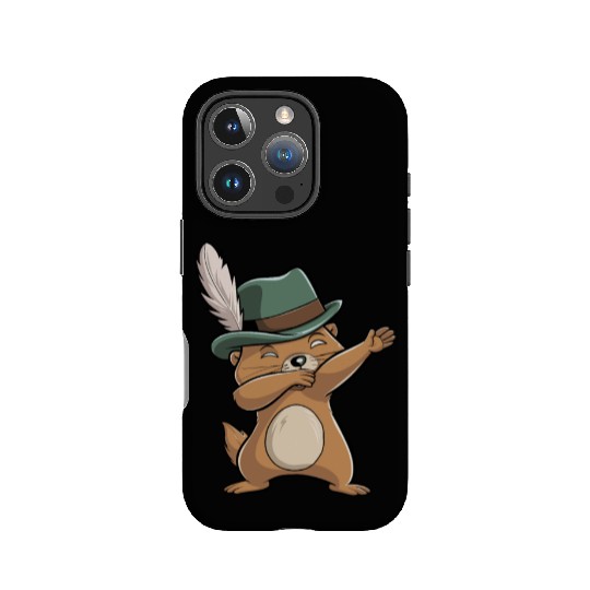 Groundhog Marmot for a Marmot lover groundhog fan IPhone Cases