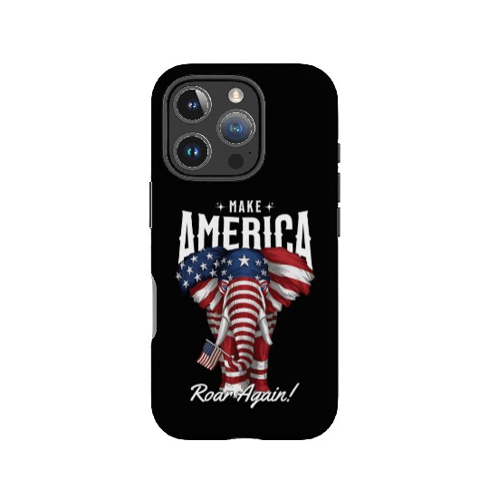 Republican Make America Roar Again Election 2024 IPhone Cases