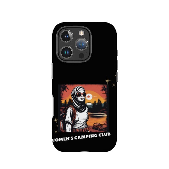 WOMEN'S CAMPING CLUB IPhone Cases