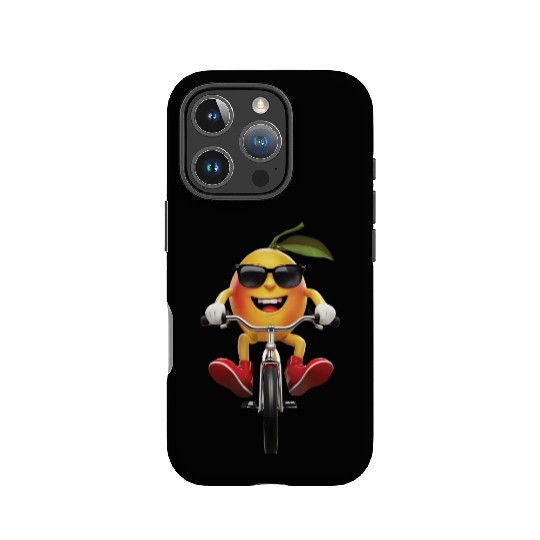 Mango Cycling On Bike Realistic IPhone Cases