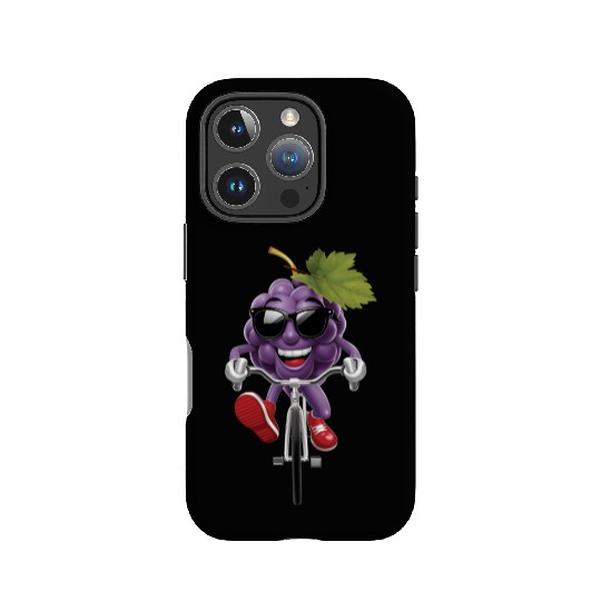 Grapes Cycling On Bike Realistic IPhone Cases