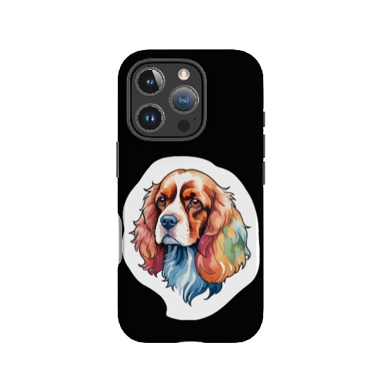 American Cocker Spaniel Watercolor IPhone Cases