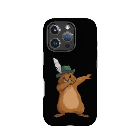 Groundhog Marmot for a Marmot lover groundhog fan IPhone Cases