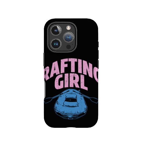 Rafting Girl White Water Wild River Paddling IPhone Cases