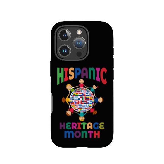 Hispanic Heritage Month Kids Countries Flags World IPhone Cases