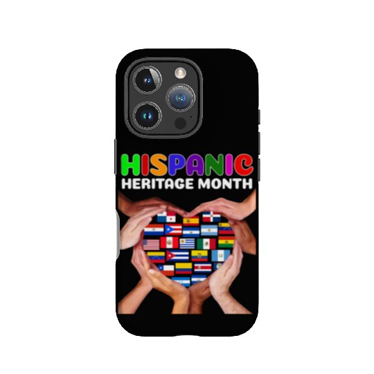 Hispanic Heritage Month All Countries Heart Hands IPhone Cases