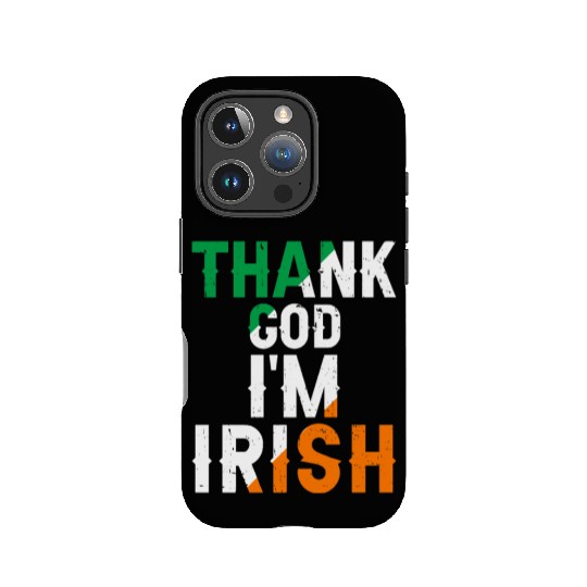 St Patricks Thank God Im Irish Premium IPhone Cases