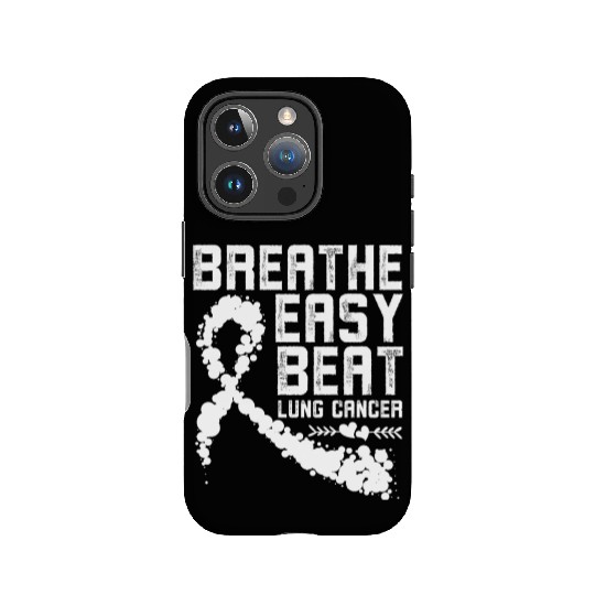 Breathe Easy Beat Lung Cancer Awareness Warriors IPhone Cases