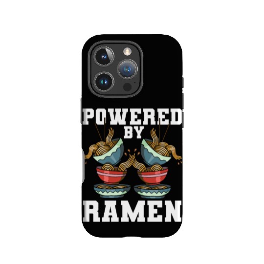Powered By Ramen Anime Japanese Soup Cup Noodle IPhone Cases