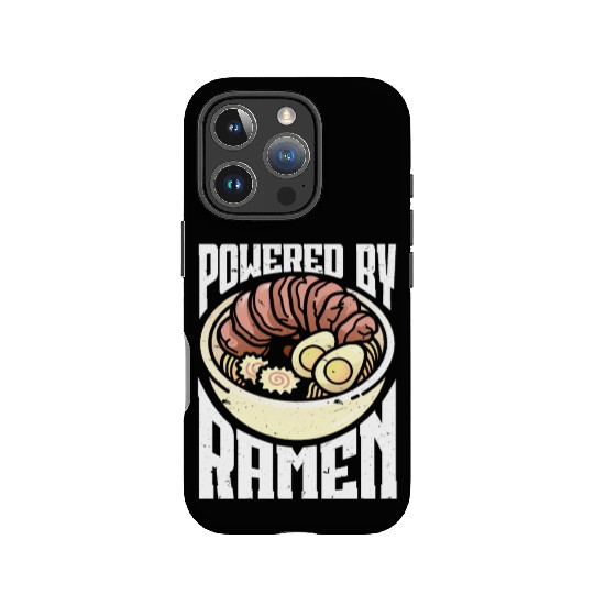 Powered By Ramen Anime Japanese Soup Cup Noodle IPhone Cases