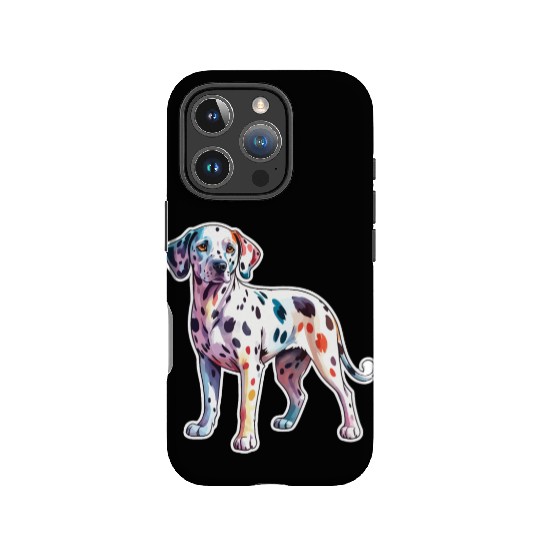 Dalmatian Dog Watercolor IPhone Cases
