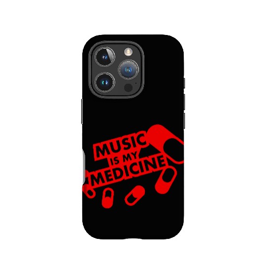 Music is my Medicine Drug Pils Saying Party Love IPhone Cases