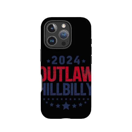 Trump Vance 2024 Outlaw Hillbilly US Flag IPhone Cases