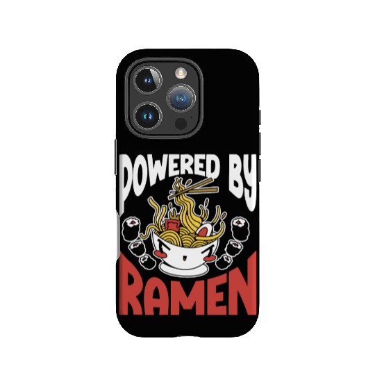 Powered By Ramen Anime Japanese Soup Cup Noodle IPhone Cases
