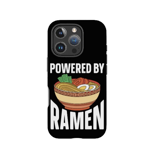 Powered By Ramen Anime Japanese Soup Cup Noodle IPhone Cases