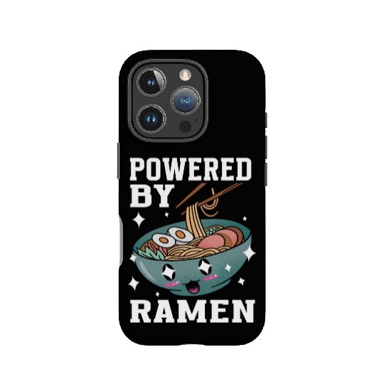 Powered By Ramen Anime Japanese Soup Cup Noodle IPhone Cases