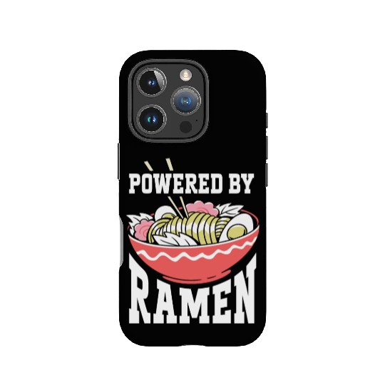 Powered By Ramen Anime Japanese Soup Cup Noodle IPhone Cases